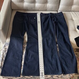 L.E.I dark wash stretch bootcut denim